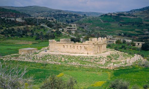 Qasr al-Abd (Fortress of the Servant), 3rd century BD Hellenistic palace west of Aman in Wadi as-Sir, Iraq al-Amir, Jordan
