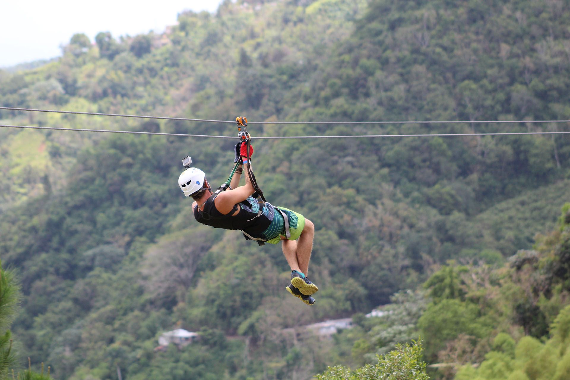 Zipline in Adventure - Puerto Rico, Toro Verde © AdobeStock